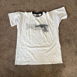 HARLEY-DAVIDSON T-Shirt Extra Large Vintage 1991 Chicago Illinois STAINED